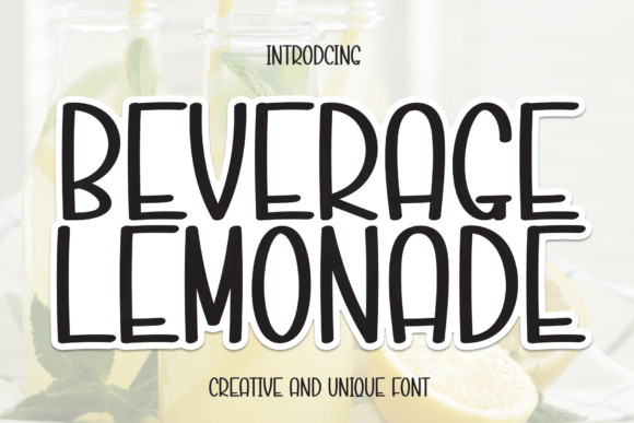 Beverage Lemonade Font: A Fresh Typeface for Web Design