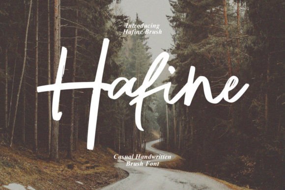Boost Campaign Impact with the Hafine Brush Typeface