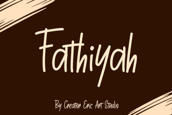 Fathiyah: The Handwritten Font That Elevates Small Business Brands