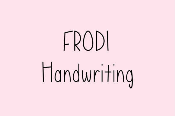 Frodi: The Handwritten Font That Transforms Your Brand Identity