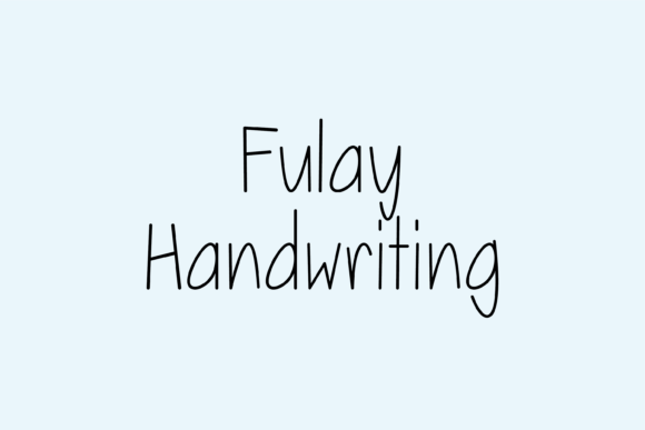 Fulay: A Handwritten Typeface for Modern Web Design