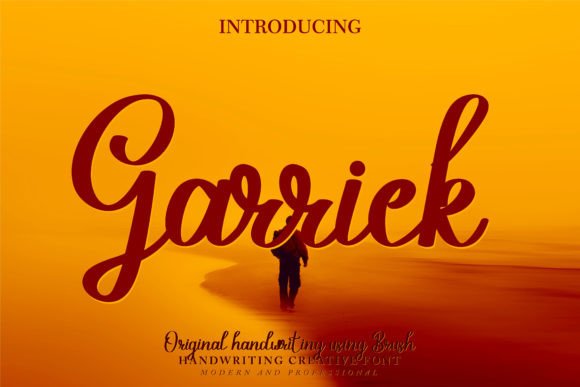 Garrick Review: A Bold Script for Modern Brand Identity