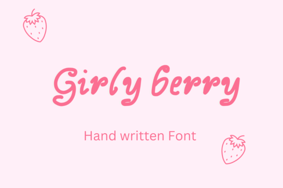 Girly Berry: A Handwritten Typeface for Modern Web Design
