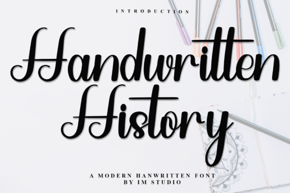 Handwritten History: A Festive Typeface for Makers