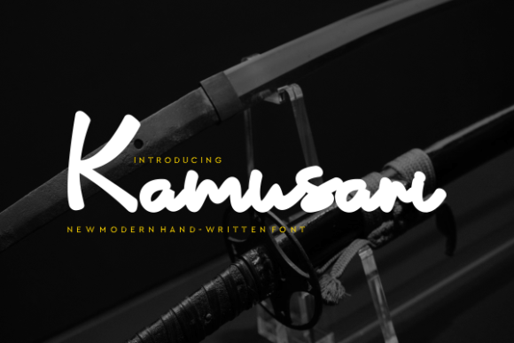 Kamusari Font Review: A Modern Handwritten Typeface for Brands