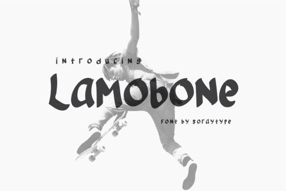 Lamobone: A Playful Handwritten Font for Editorial Design