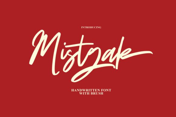 Mistgak: A Handmade Script Font for Polished Branding