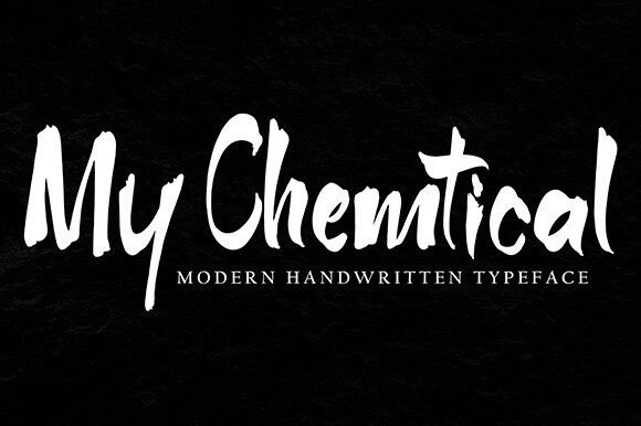 My Chemtical: A Friendly Handwritten Font for Editorial Design