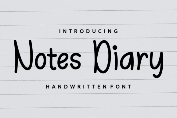 Notes Diary Font Review: A Playful Typeface for Branding