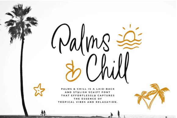 Palms Chill: The Perfect Script Font for Handmade Brands