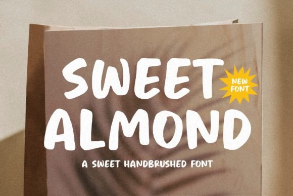 Sweet Almond Font: The Perfect Uppercase Script for Handmade Brands