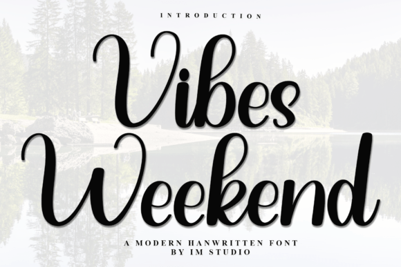 Vibes Weekend: A Festive Typeface for Holiday Campaigns