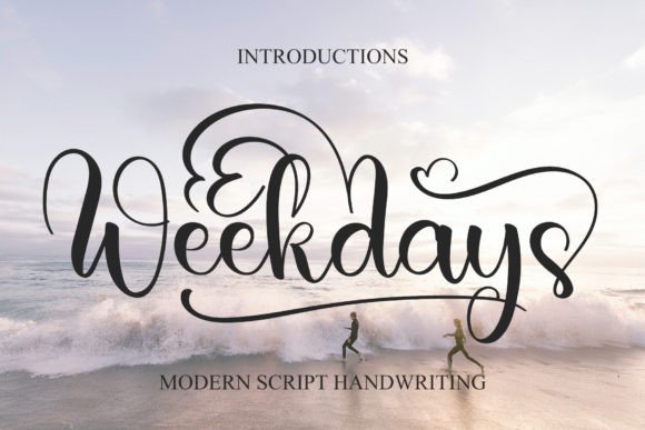 Weekdays: The Handwritten Font for Scroll-Stopping Marketing