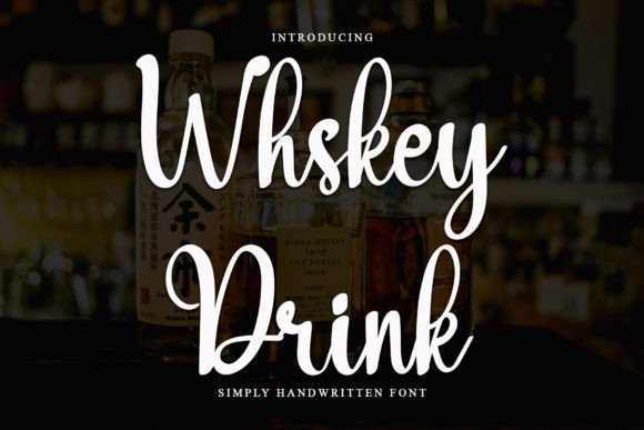 Whiskey Drink: A Script Typeface for Editorial Impact