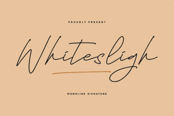 Whitesligh: The Signature Font for Modern Brand Identity