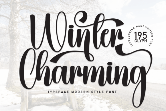Winter Charming Font Review for Web Designers